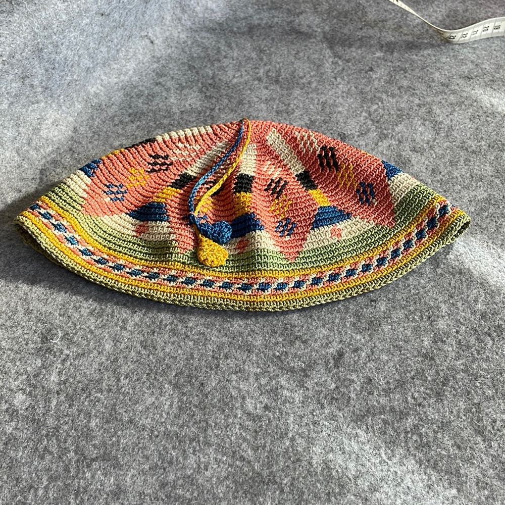 Vintage Handmade Yarmulke from Israel